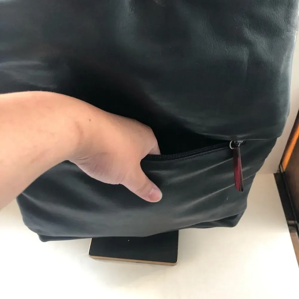 Dkny leather slim